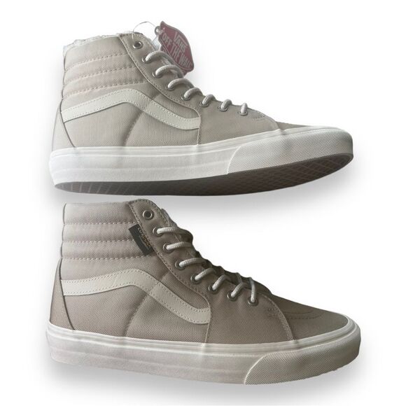 NWT Men’s Vans SK-8 Hi Cordura Sherpa Beige Size 11.5 - Picture 6 of 12